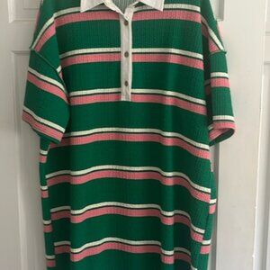 Striped Bubble Dress sz XXL